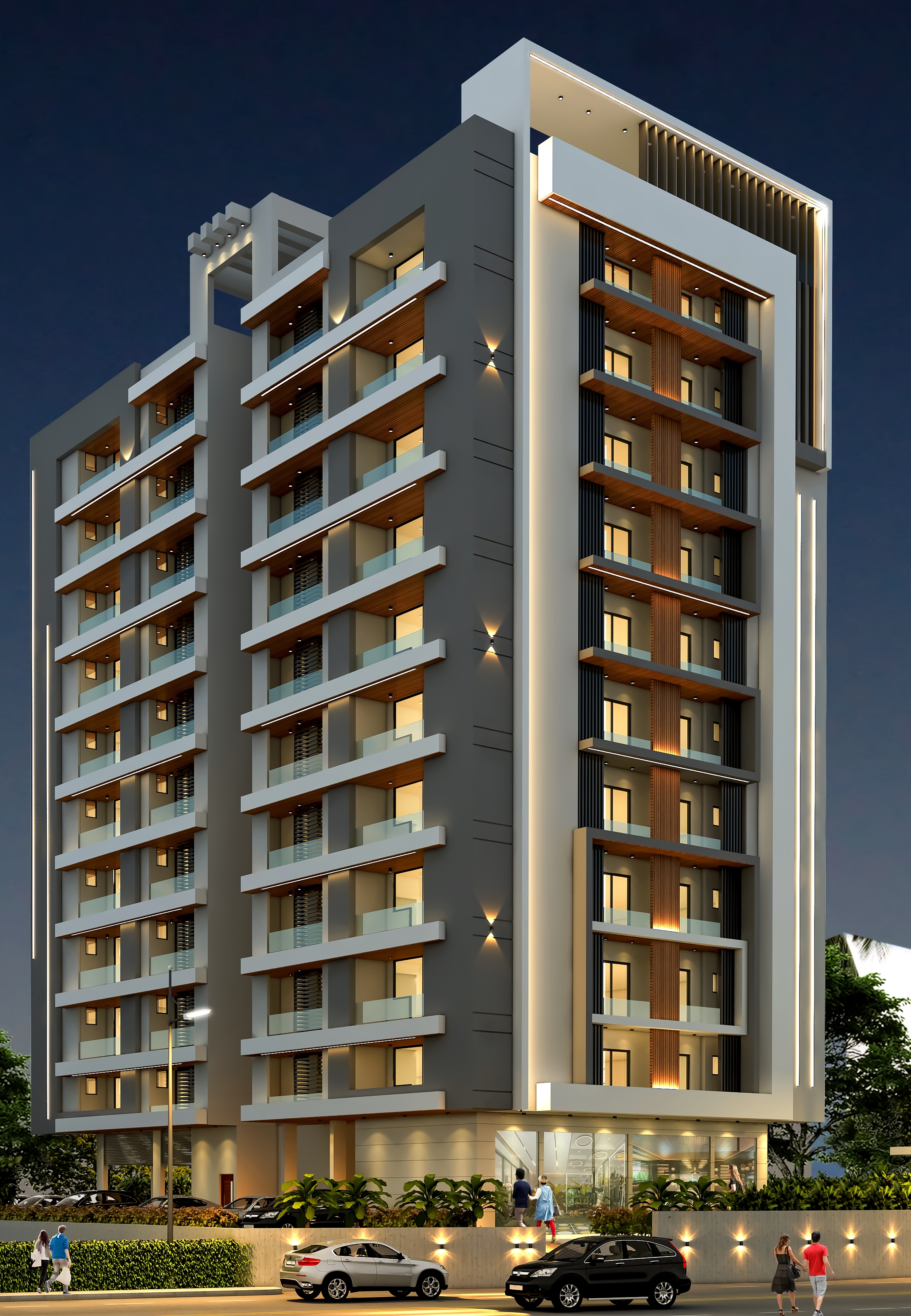Architectural view of Rajat Residancy